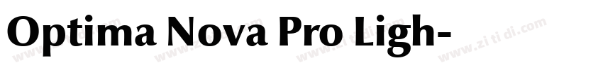 Optima Nova Pro Ligh字体转换